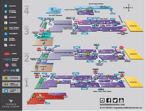 toronto eaton centre store map.